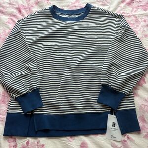 IMILY BELLA Blue Stripped Sweater Size M